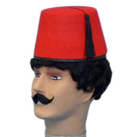 Hat- Fez - Red (A)