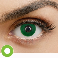 CRAZY LENS LIME GREEN 1 YEAR CONTACT LENS