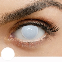 CRAZY LENS BLIND WHITE 1 YEAR CONTACT LENS