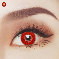 CRAZY LENS RED WATER 1 YEAR CONTACT LENS