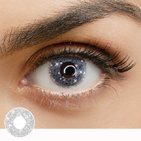 CRAZY LENS SPARKLE SILVER 1 YEAR CONTACT LENS
