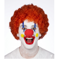 Wig - Orange Curly Clown