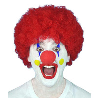 Wig - Red Curly Clown