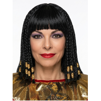 Wig- Deluxe Cleopatra- Braids W/Gold Trim