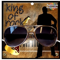PARTILIOUS ELVIS GOLD GLASSES