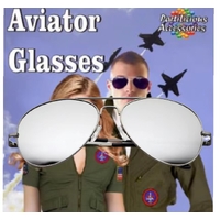 PARTILICIOUS AVIATOR MIRROR GLASS
