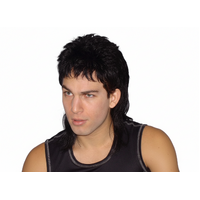 Wig - Mullet (Black)