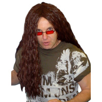 Wig - Heavy Metal Rocker (Long Brown)