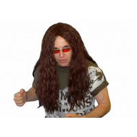 Wig - Heavy Metal Rocker (Long Brown)