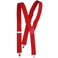 Trouser Braces - Red