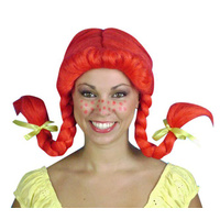 Wig - Pippi Longstocking - Red