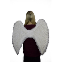WHITE ANGEL WINGS 65X65CM