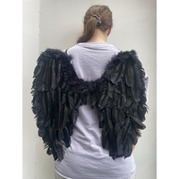 FEATHER WING BLACK 50X50CM