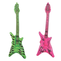 INFLATABLE ELECTRIC GUITAR ASSORTED COLOURS