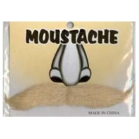 BLONDE MOUSTACHE (6PK)