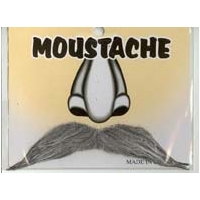GREY MOUSTACHE( 6PK)