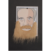  MOUSTACHE & BEARD 1PCE