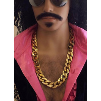 Necklace - Gold Chunky Pimp Chain - 70Cm