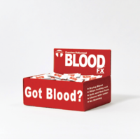 Blood Box - POS Disign - Includes 100 x Blood FX Sachets