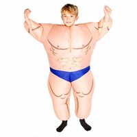 Kids Inflatable Muscle Man Costume