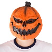 Latex Pumpkin Mask