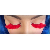 Eyelash - Red Feather  