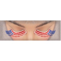 Eyelash - Tinsel USA Flag