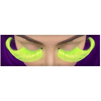 Eyelash - Neon Green Long Tapered