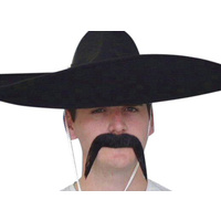 Moustache - Black 'Mexican'