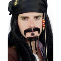 Moustache - 'Pirate' Mo & Beard Set