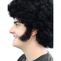 Sideburns - Thick Curved - Black