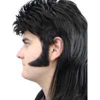 Sideburns - 70S Curved - Black