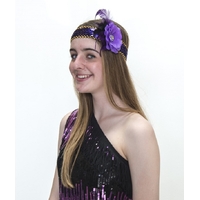 PURPLE FLAPPER HBAND