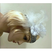 WHT SIDE FLAPPER HEADBAND 