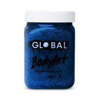 Blue Glitter Face Paint 200Ml Jar