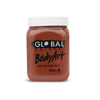 Brown Face Paint - 200Ml Jar