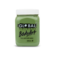 Olive Green Face Paint (Green Oxide) - 200Ml Jar