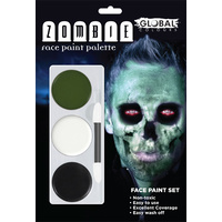 Zombie Green Tricolour Palette