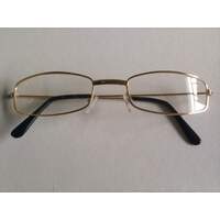 Glasses - Rectangle Clear Lens - Santa