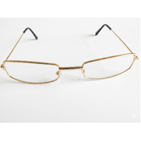Glasses - Rectangle Clear Lens - Santa