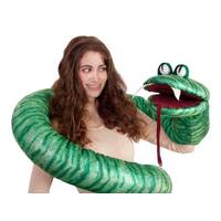 Big Fat Green Snake - Arm Puppet