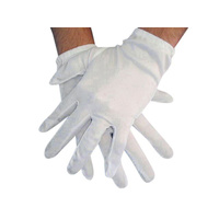 Gloves - Short White Gloves 
