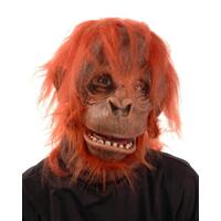 Latex Mask Super Action Orangutan with Moving Mouth