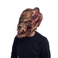 Latex Mask Kick Ass Beast Oversized Bloody Skull with Mouth Movement
