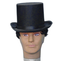 Hat-Tall Top Hat Eva 14.5Cm Satin-Black