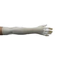 GOLD SATIN GLOVES 48CM LONG 3PACK