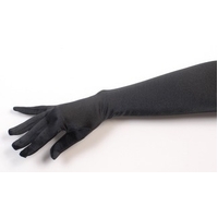 BLK SATIN GL 38CM 3PK 