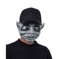 Latex Mask Orion Friendly Little Alien with attached Adjustable Hat