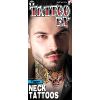 Tiger - Neck Tattoo 