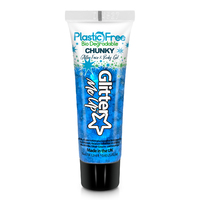 Plastic Free Chunky Glitter Gels - 12ml - Bio Degradable - Bluebell